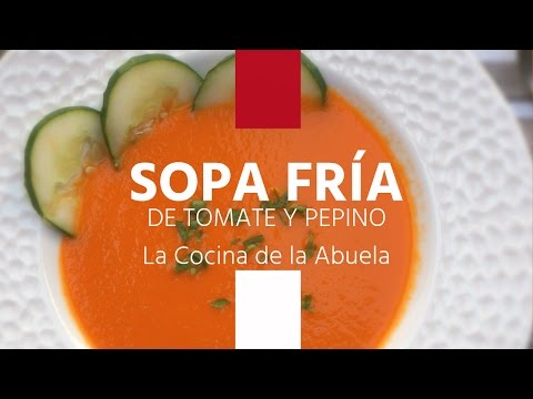 Video: Sopa Fría De Tomate Y Pepino