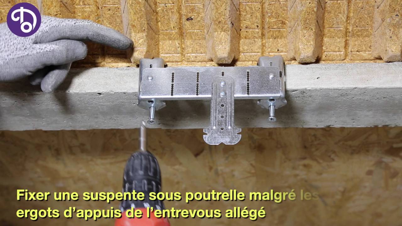 Suspente Pour Plafond Hourdis Plafond Placo Sous Hourdis B