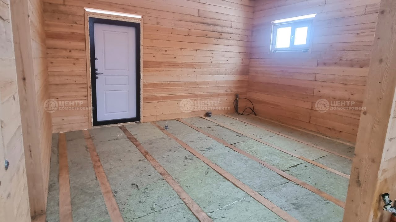 Черновая отделка дома из бруса. Утеплить полы и крышу дома. Технология ...