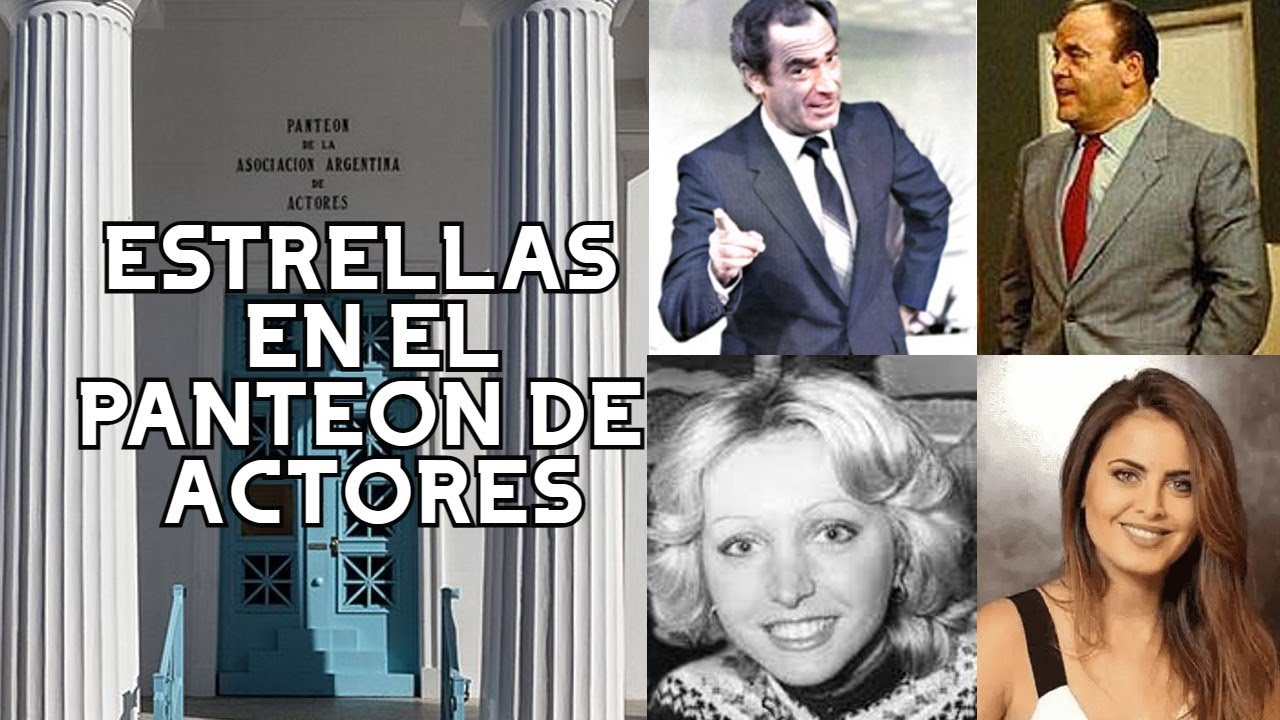 TUMBA SILVINA LUNA JAVIER PORTALES MONICA JOUVET JUAN CARLOS CALABRO PANTEON DE ACTORES CHACARITA