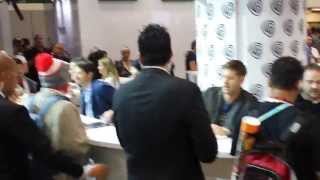 Supernatural cast signing at Comic-Con 2013