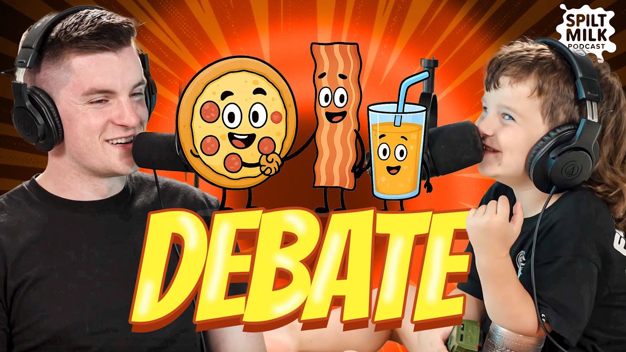 Is Pizza A Breakfast Food? 3-Year-Old Debates... | Spilt Milk Podcast | Episode #65