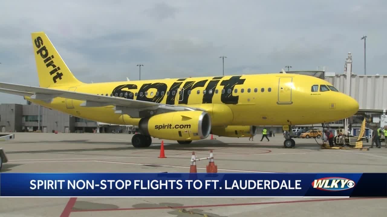 Spirit non-stop flights to Fort Lauderdale from Louisville