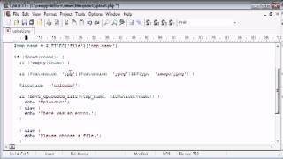 Beginner PHP Tutorial  91 - Uploading Files Restricting File Extensions Part 2
