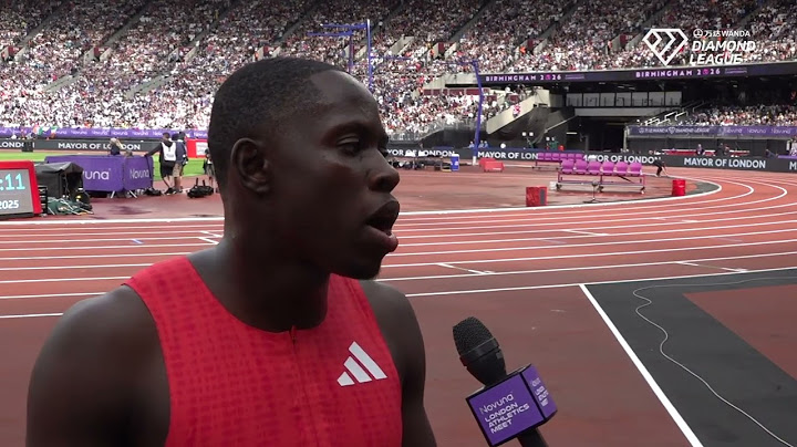 Oblique Seville Defeats Noah Lyles, Wins London Diamond League 100m [Interview]
