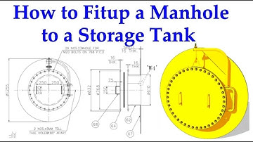 How to Fit up a Manhole API 650, API 620 Storage Tank