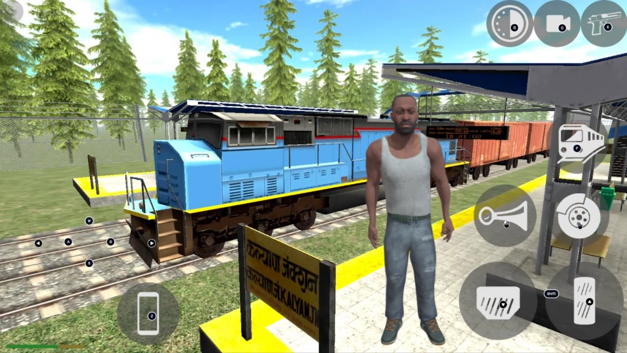 Indian Bikes Driving 3D Gameplay 🚆🚗 | Train Driving, Car Stealing & Full Masti
