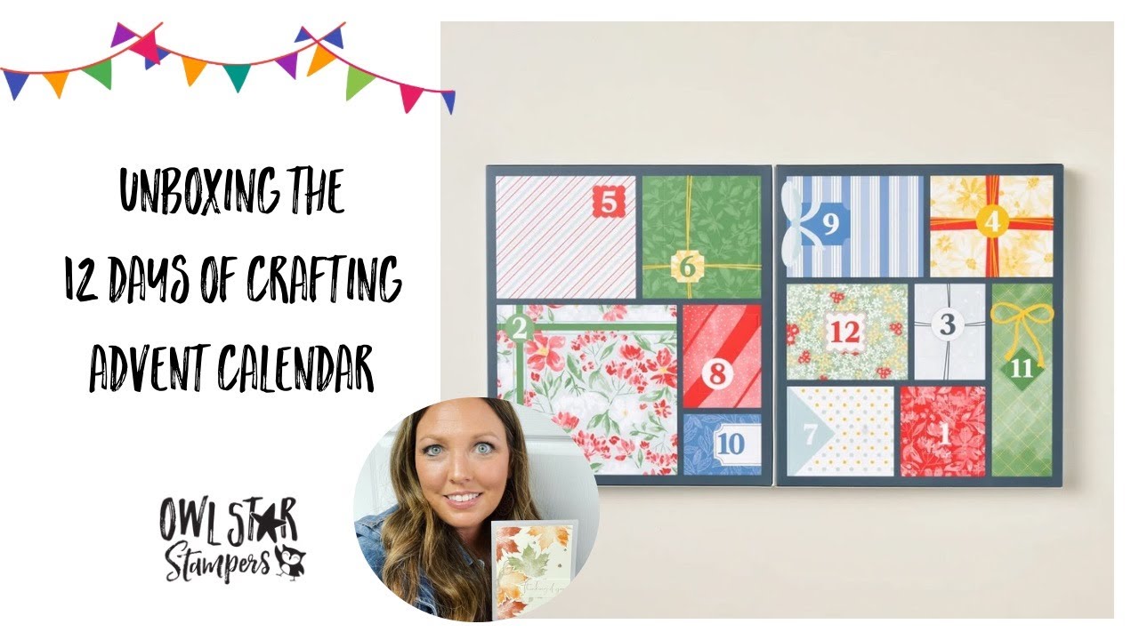 Unboxing the Stampin’ Up! 12 Days of Crafting Advent Calendar | See ...