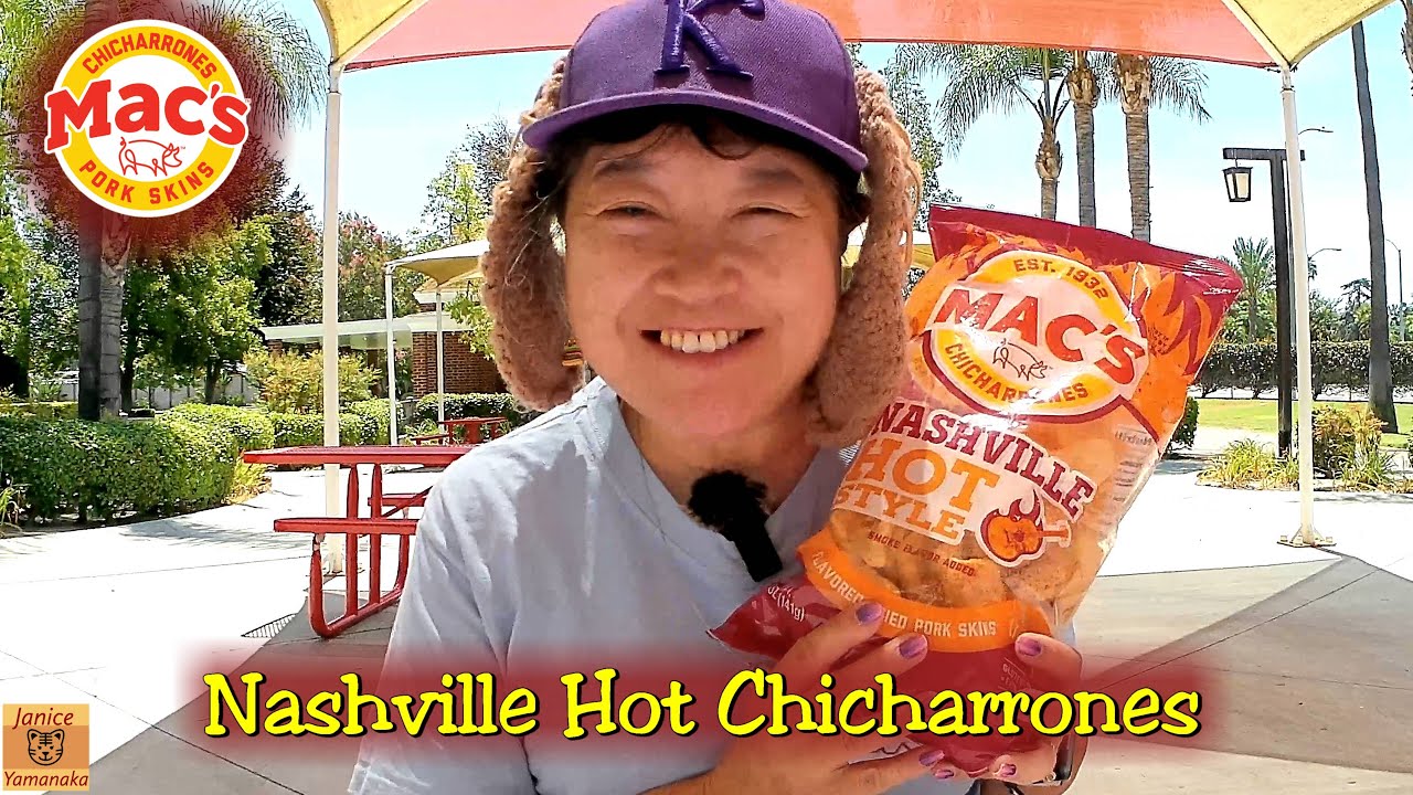 NEW Mac's Nashville Hot Style Chicharrones (Pork Rinds/Pork Skins