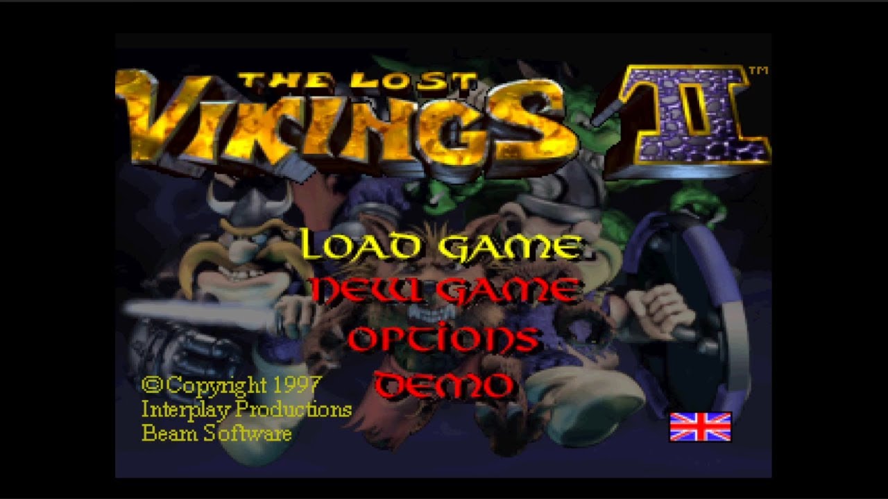 Lost Vikings 2 - Norse by Norsewest - Sony PlayStation - Intro & Title Screen