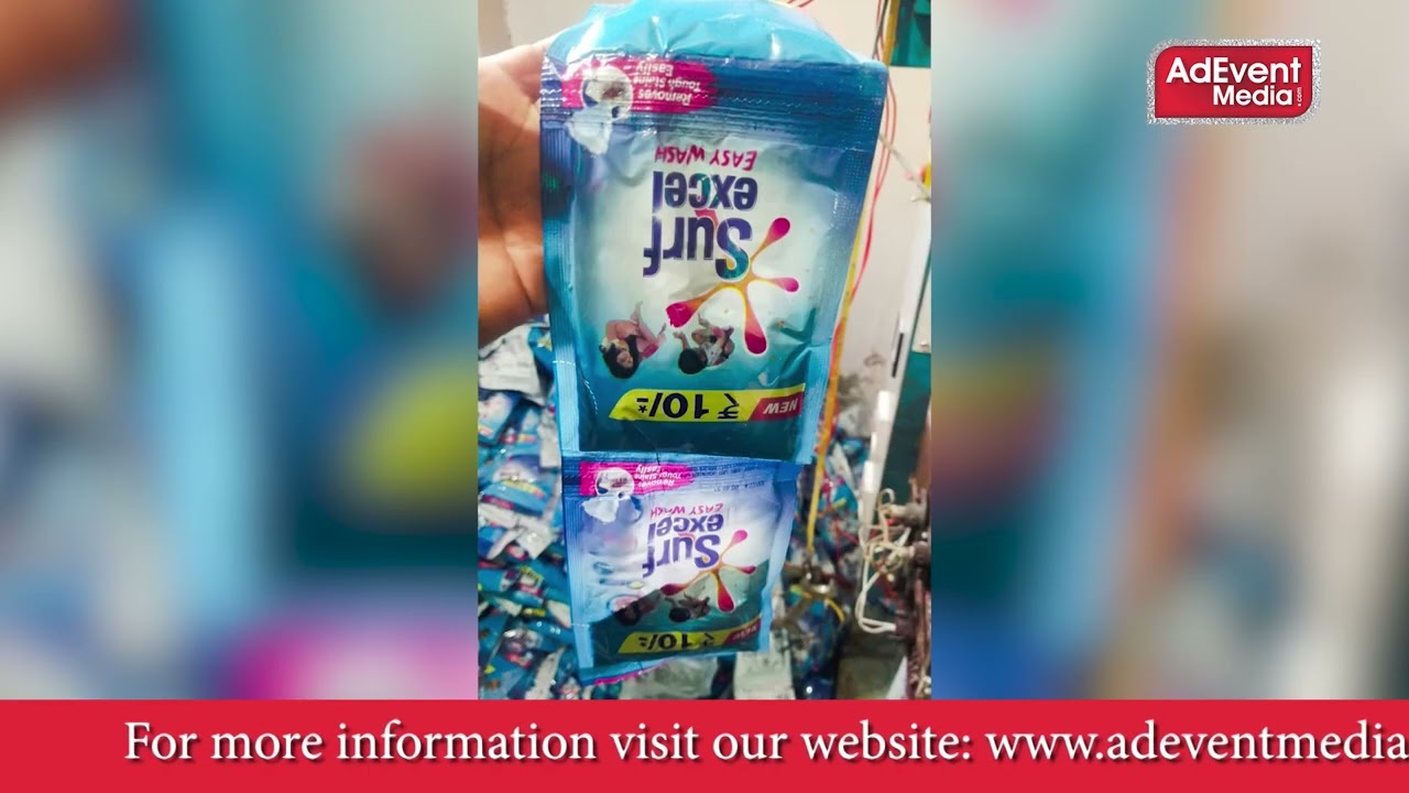 Illegally operated factory manufacturing fake Tata Salt and Surf Excel washing powder.