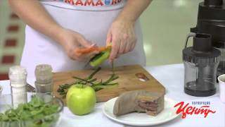 Салат с языком и авокадо Салат с языком и авокадо