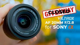 Cheap AND Good Quality?! Viltrox AF 20mm f/2.8 Sony Lens Review + GIVEAWAY (CLOSED)