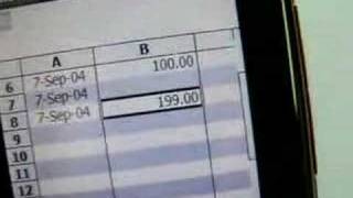 BenQ E72 Smartphone - Opening Excel file