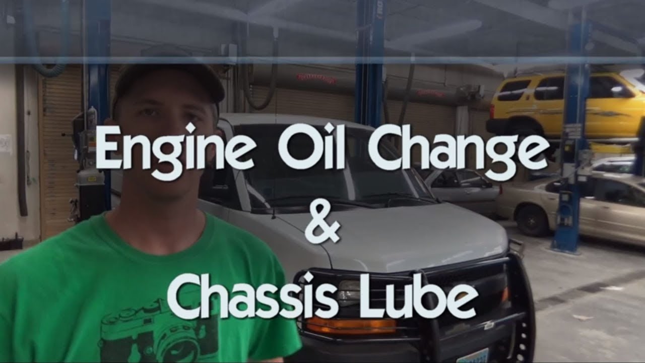 Engine Oil Change and Chassis Lube YouTube