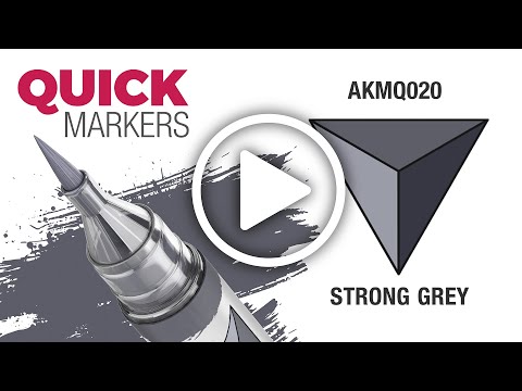 Video: AK Interactive Quick Marker AKMQ020 výrazná šedá