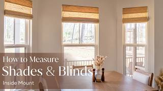 How to Measure Inside Mount Shades & Blinds