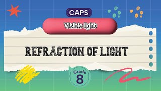 [GRADE 8] Refraction of light