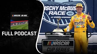 Kyle Busch extends streak at Kansas; Kyle Larson sees another win slip away | NASCAR on NBC Podcast