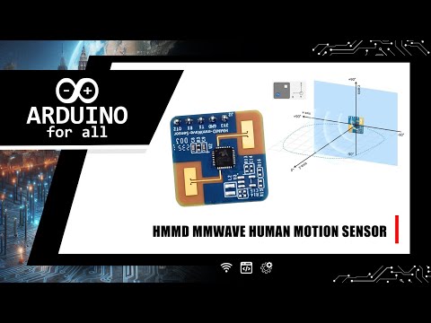 👤 HMMD mmWave Human Motion Sensor | 24 GHz Radar Demo #arduino #iot