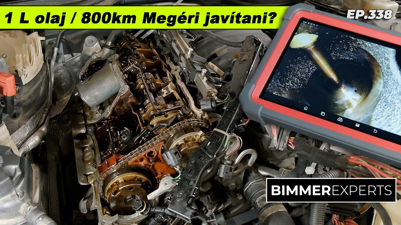 BMW E90 320i: 1 liter/800 km olajfogyasztás – megéri a javítás? Hogyan dönt a tulajdonos?