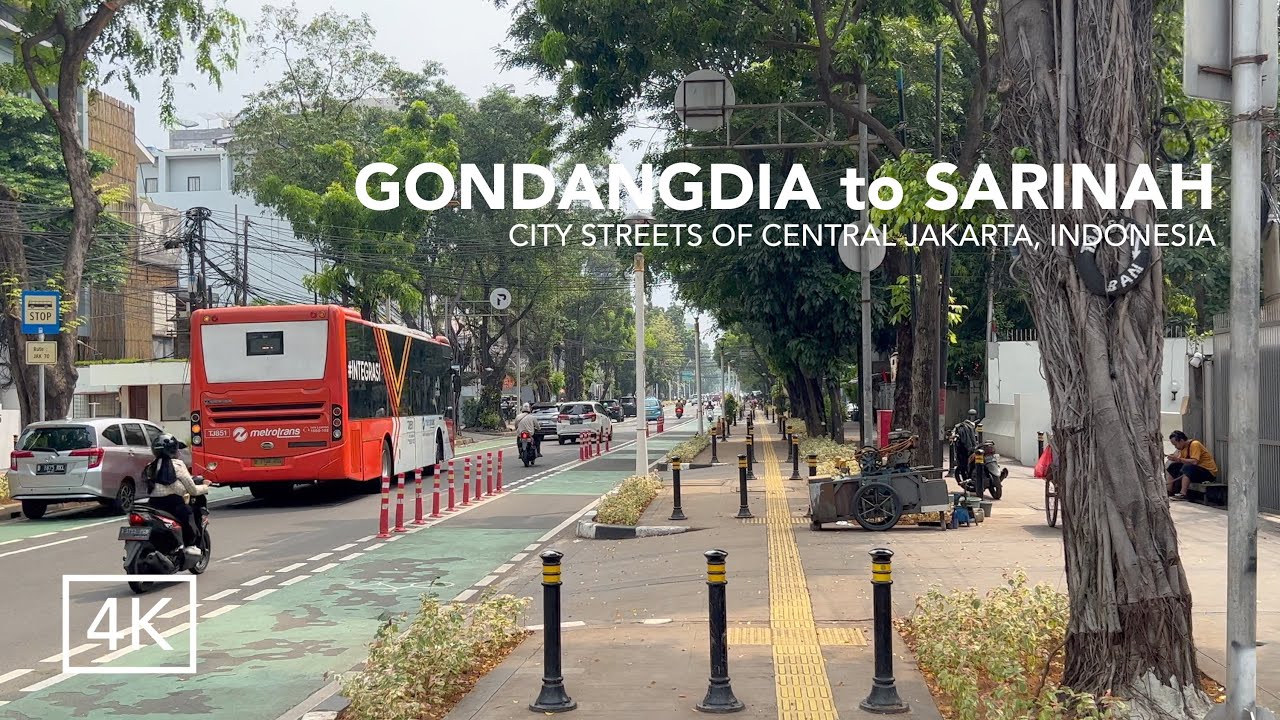 JALAN SORE DI MENTENG ▪︎ DARI STASIUN GONDANGDIA ➤➤ SARINAH ▪︎ CITY STREETS OF JAKARTA