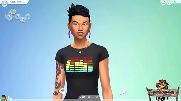 Bakies The Sims 4 Custom Content: Dynamic Light - Equalizer T-Shirt - ADULT