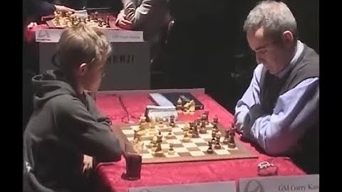 13 y/o Magnus vs Garry Kasparov | Throwback 2004
