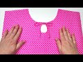 👌 A clever trick. The easiest way to sew a neckline