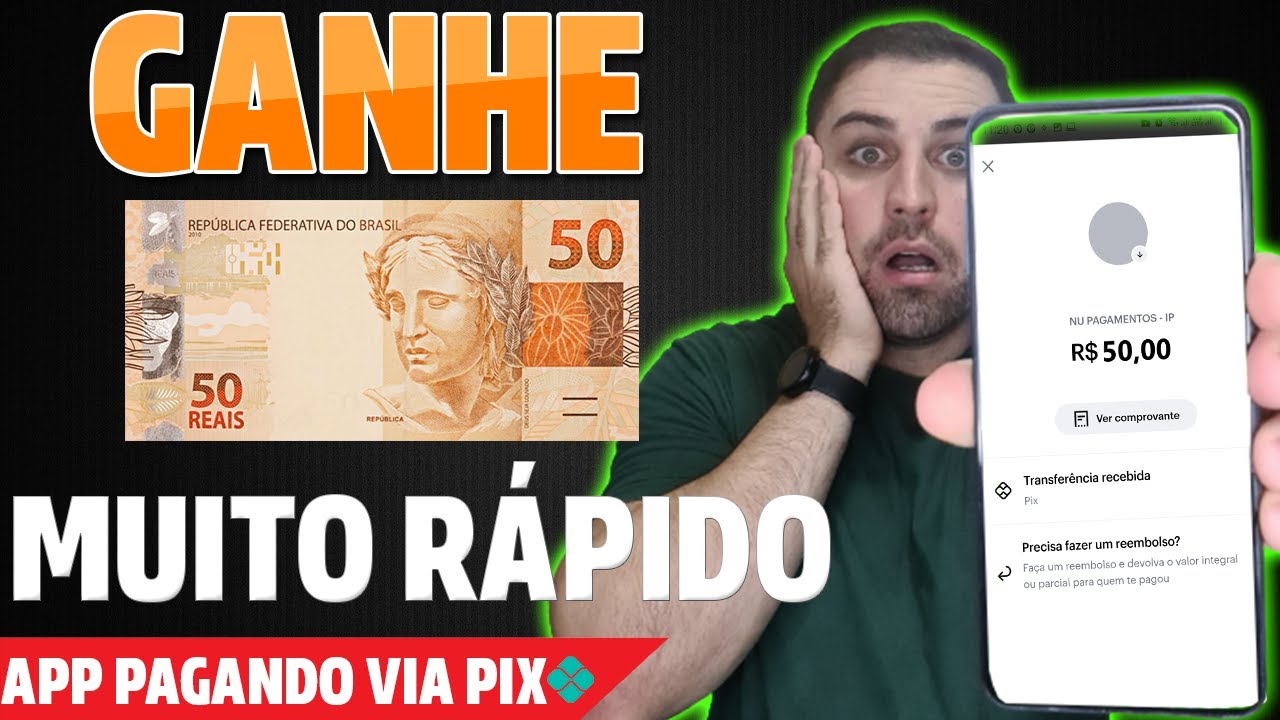 GANHE R$ 50,00 VIA PIX MUITO RÁPIDO – App Pagando No Pix 2022(Aplicativo Pagando Fácil 2022)