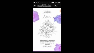 Gratitude Blooming eCard how to email