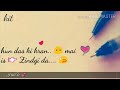 "Guru Randhawa Taare Rap" WhatsApp Status 30 Seconds.