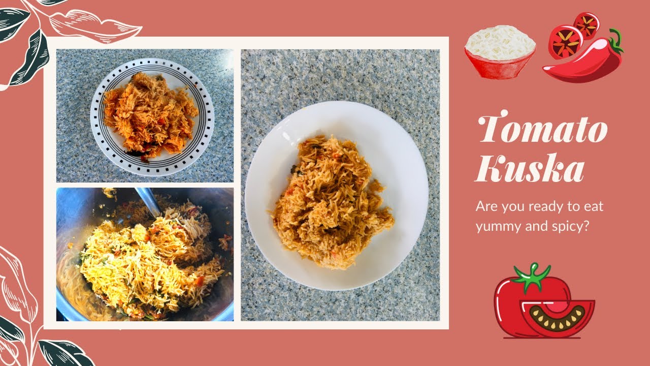 Instant pot Tomato kuska Tasty Tomato Rice YouTube