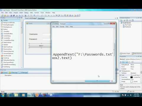 Visual Basic Password Cracker