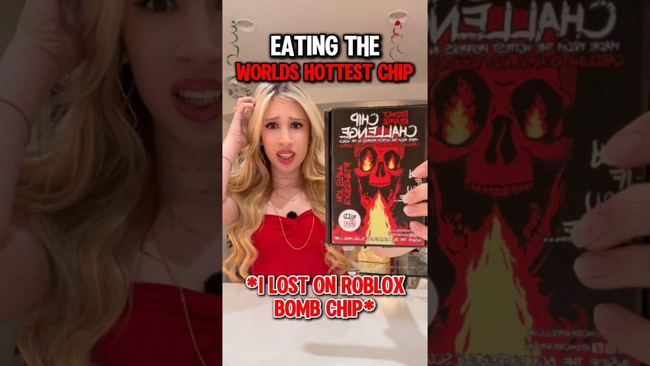 EATING The WORLDS “HOTTEST” CHIP Because I FAILED In a ROBLOX GAME!🌶️🥵💣