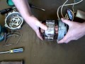 Как разобрать однофазный электродвигатель от стиральной машины