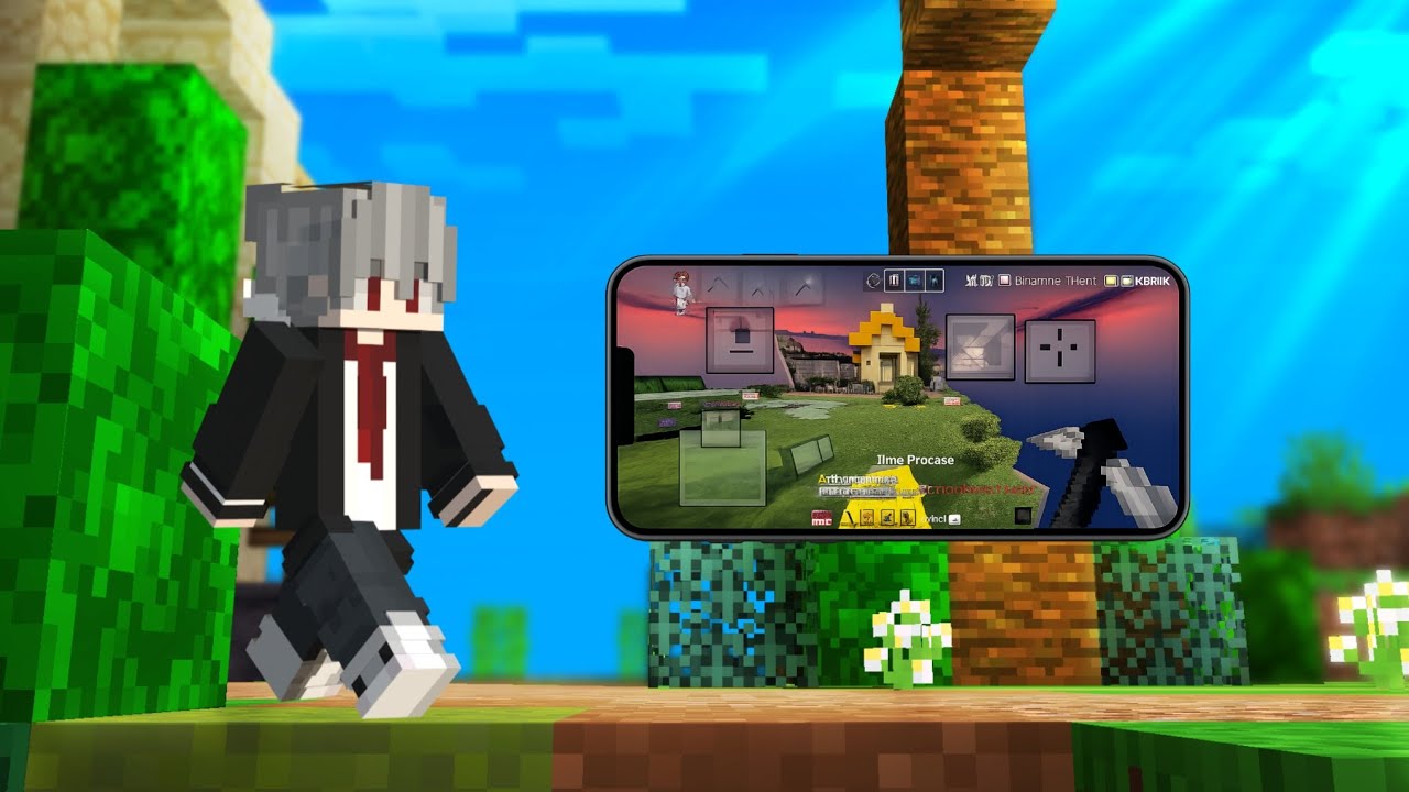 Hive BedWars on Mobile 60+FPS || itzsalchro