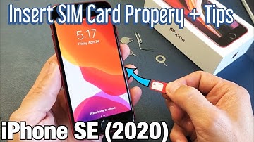 iPhone SE 2 (2020): How to Insert Sim Card Properly + Tips