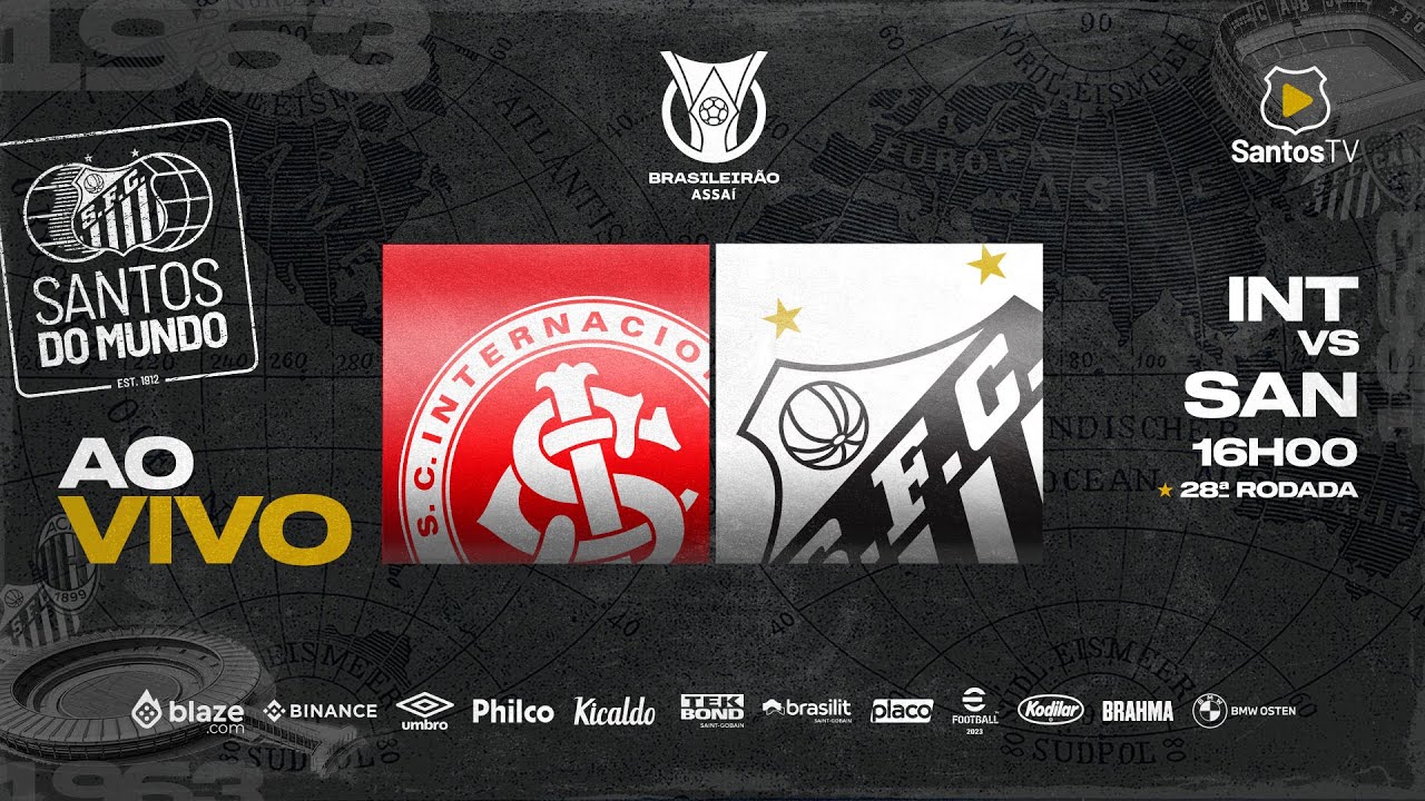 Santos x Internacional ao vivo e online, onde assistir, que horas é,  escalação e mais das quartas de final do Brasileirão sub-20