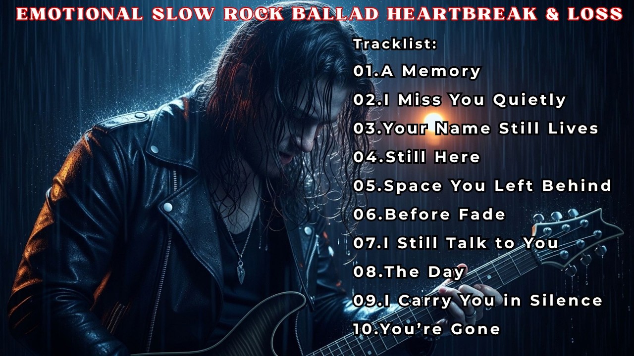 Slow Rock Ballad Song for Lonely Days | Emotional Slow Rock Ballad Remembering loved ones