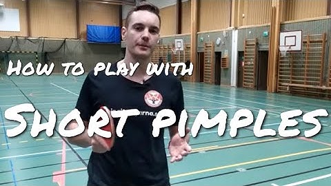 How to play with SHORT PIMPLES | table tennis & ping pong tutorial | advanced level | Max Noresson