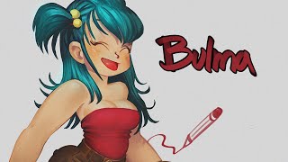 Bulma illustration time lapse