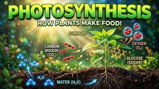 Photosynthesis Explained in 3D | How Plants Make Food | Light Reactions & Calvin Cycle