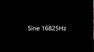 Sine 16825Hz Audio Only