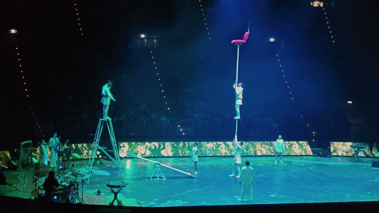 Mongolian Circus bei Feuerwerk der Turnkunst