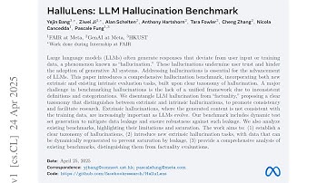 HalluLens: LLM Hallucination Benchmark