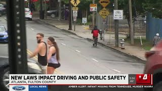 New Georgia laws to impact driving and public safety