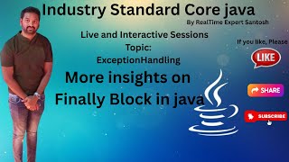 More Insights in FinallyBlock in Java|Java Tutorial|Java for beginners 2025 |Full Stack JavaTraining