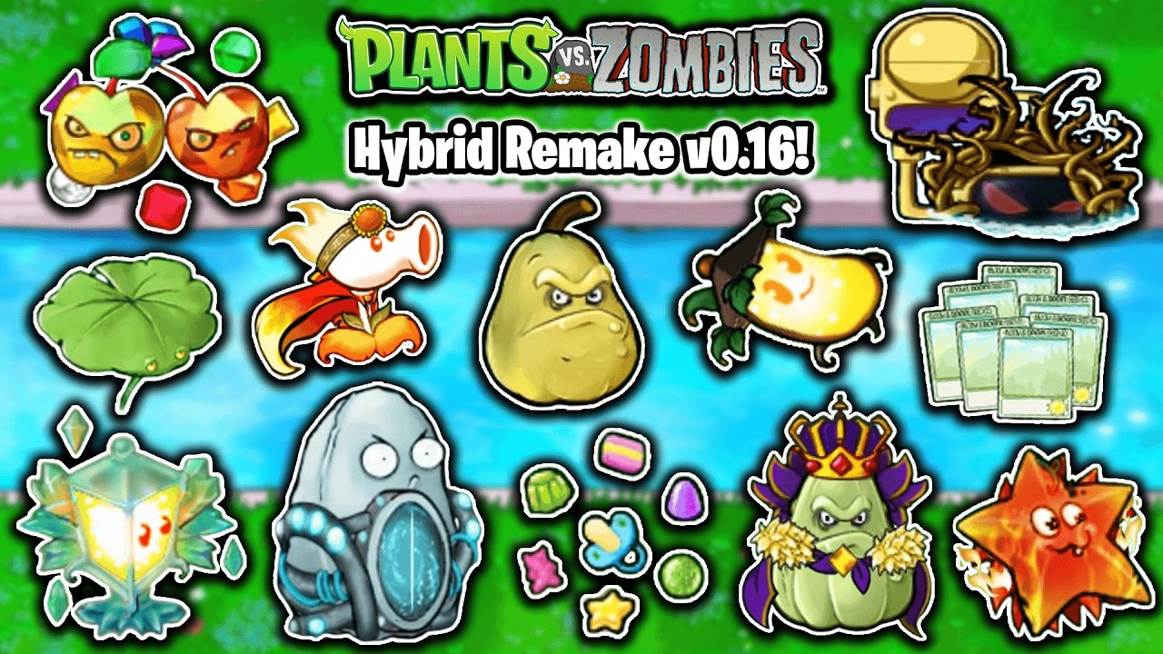 Plants vs Zombies Hybrid Remake v0.16 | New Plants, Mini-Games, Plant Trials & More | Download