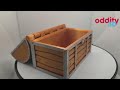 Pirate booty chest with print in place hinged lid (free stl in desc)